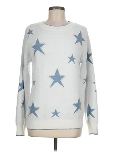 Pre-owned Nanette Lepore Pullover Sweater In Silver