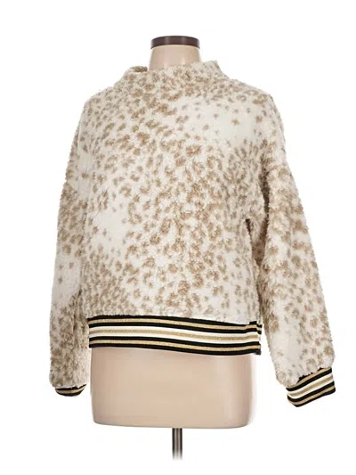 Pre-owned Nanette Lepore Pullover Sweater In White