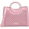 Nanette Lepore Robinne Round Handle Satchel In Bedrose