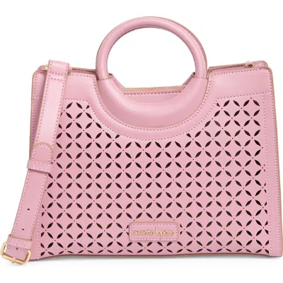 Nanette Lepore Robinne Round Handle Satchel In Bedrose