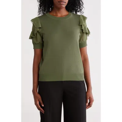 Nanette Lepore Ruffle Sleeve Sweater
