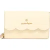 Nanette Lepore Ruthie Scallop Flap Wallet On A Chain In Yellow