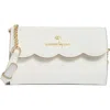 Nanette Lepore Ruthie Scallop Flap Wallet On A Chain In White
