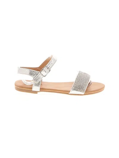 Pre-owned Nanette Lepore Kids' Sandals In Silver
