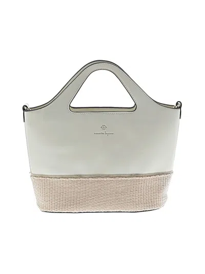 Pre-owned Nanette Lepore Satchel In White