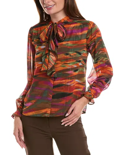 NANETTE LEPORE SCARF BLOUSE