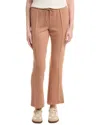 Nanette Lepore Seam-front Flare Scuba Pant In Brown