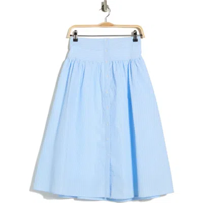Nanette Lepore Seersucker Midi Skirt