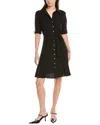 Nanette Lepore Nanette  Midi Shirtdress In Black