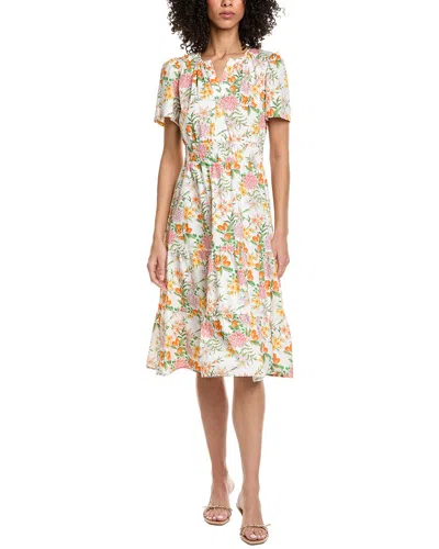 Nanette Lepore Short Sleeve Maxi Dress In Pink