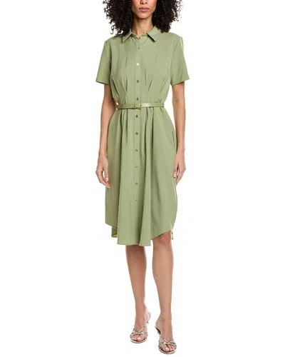 Nanette Lepore Short Sleeve Midi Dress In Green