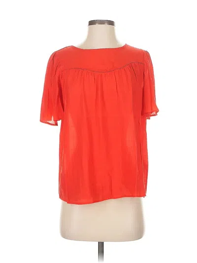 Pre-owned Nanette Lepore Short Sleeve T-shirt In Red