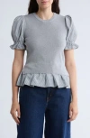 Nanette Lepore Short Sleeve Twofer Sweater