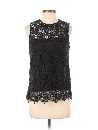 Pre-owned Nanette Lepore Sleeveless Blouse In Black
