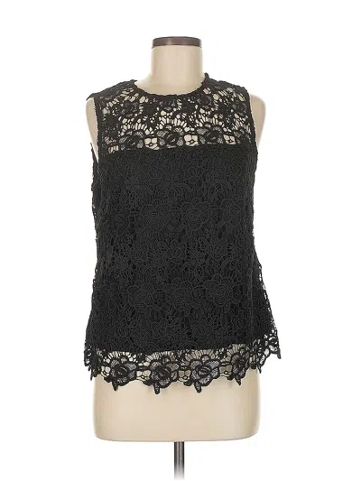 Pre-owned Nanette Lepore Sleeveless Blouse In Black