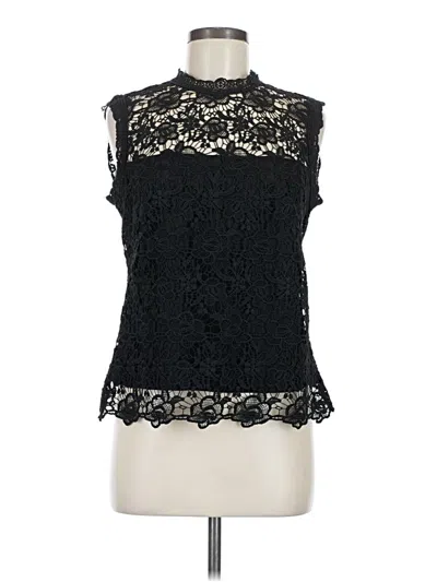 Pre-owned Nanette Lepore Sleeveless Blouse In Black