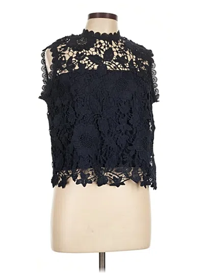 Pre-owned Nanette Lepore Sleeveless Blouse In Black