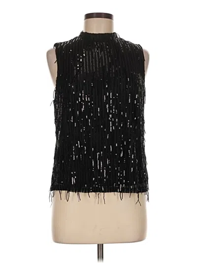 Pre-owned Nanette Lepore Sleeveless Blouse In Black