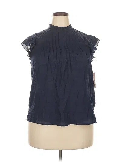Pre-owned Nanette Lepore Sleeveless Blouse In Blue