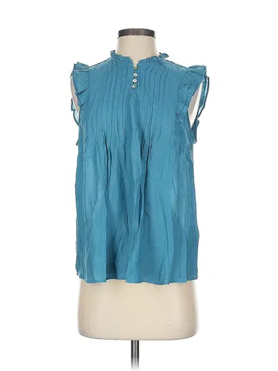 Pre-owned Nanette Lepore Sleeveless Blouse In Blue