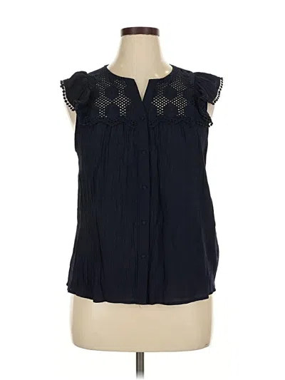 Pre-owned Nanette Lepore Sleeveless Blouse In Blue