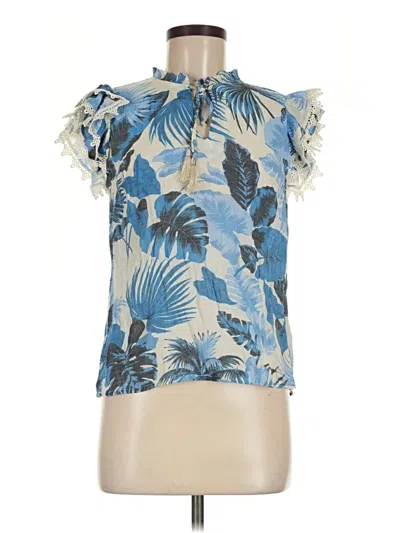 Pre-owned Nanette Lepore Sleeveless Blouse In Blue