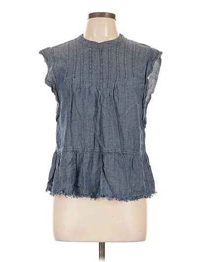 Pre-owned Nanette Lepore Sleeveless Blouse In Blue