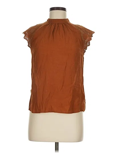 Pre-owned Nanette Lepore Sleeveless Blouse In Brown
