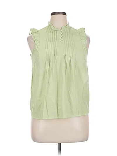 Pre-owned Nanette Lepore Sleeveless Blouse In Green