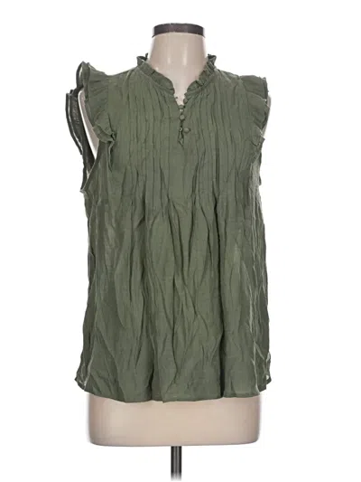 Pre-owned Nanette Lepore Sleeveless Blouse In Green