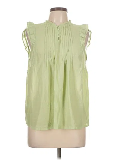 Pre-owned Nanette Lepore Sleeveless Blouse In Green