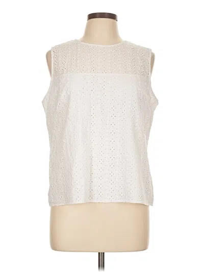 Pre-owned Nanette Lepore Sleeveless Blouse In Ivory