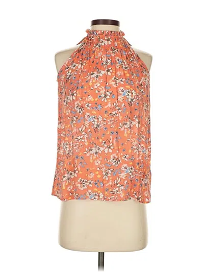 Nanette Lepore Sleeveless Blouse In Orange