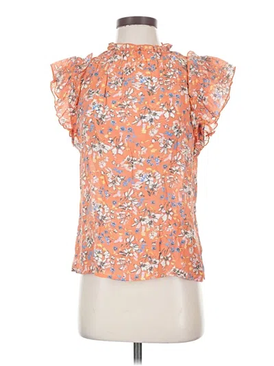 Pre-owned Nanette Lepore Sleeveless Blouse In Orange