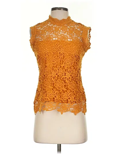 Pre-owned Nanette Lepore Sleeveless Blouse In Orange