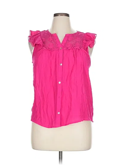 Pre-owned Nanette Lepore Sleeveless Blouse In Pink