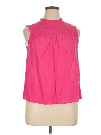 Pre-owned Nanette Lepore Sleeveless Blouse In Pink