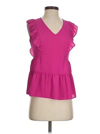 Pre-owned Nanette Lepore Sleeveless Blouse In Pink