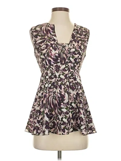Pre-owned Nanette Lepore Sleeveless Blouse In Purple