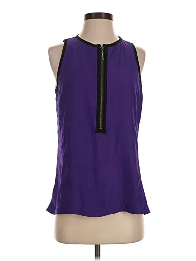 Pre-owned Nanette Lepore Sleeveless Blouse In Purple