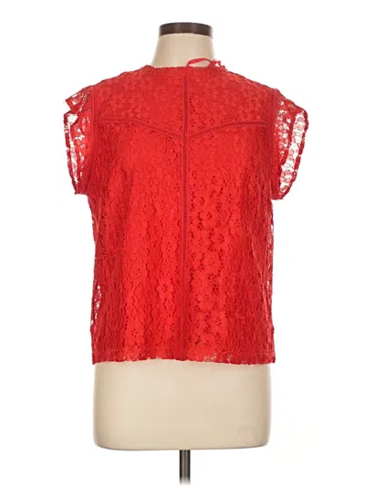 Pre-owned Nanette Lepore Sleeveless Blouse In Red
