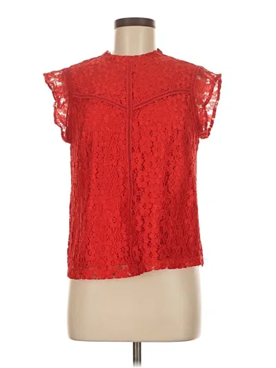 Pre-owned Nanette Lepore Sleeveless Blouse In Red