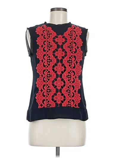 Pre-owned Nanette Lepore Sleeveless Blouse In Red