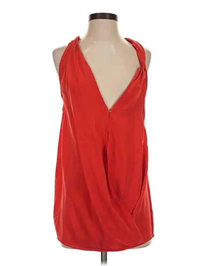Pre-owned Nanette Lepore Sleeveless Blouse In Red