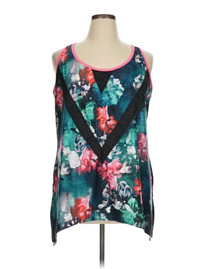 Pre-owned Nanette Lepore Sleeveless Blouse In Teal