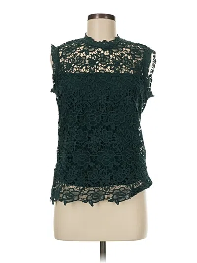 Pre-owned Nanette Lepore Sleeveless Blouse In Teal