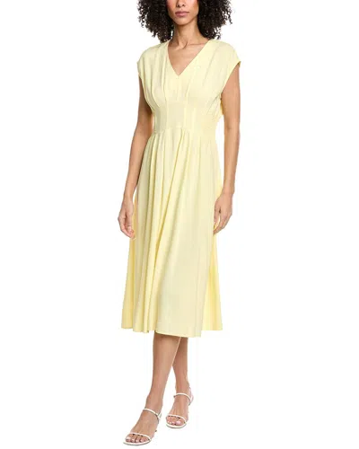Nanette Lepore Sleeveless Midi Dress In Yellow
