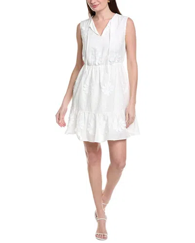 Nanette Lepore Sleeveless Mini Dress In White