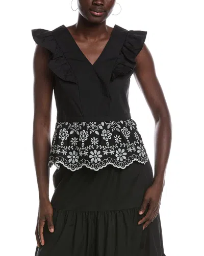 Nanette Lepore Sleeveless Top In Black