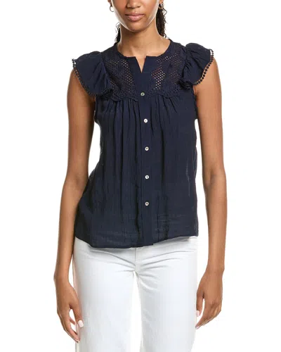 Nanette Lepore Sleeveless Top In Blue